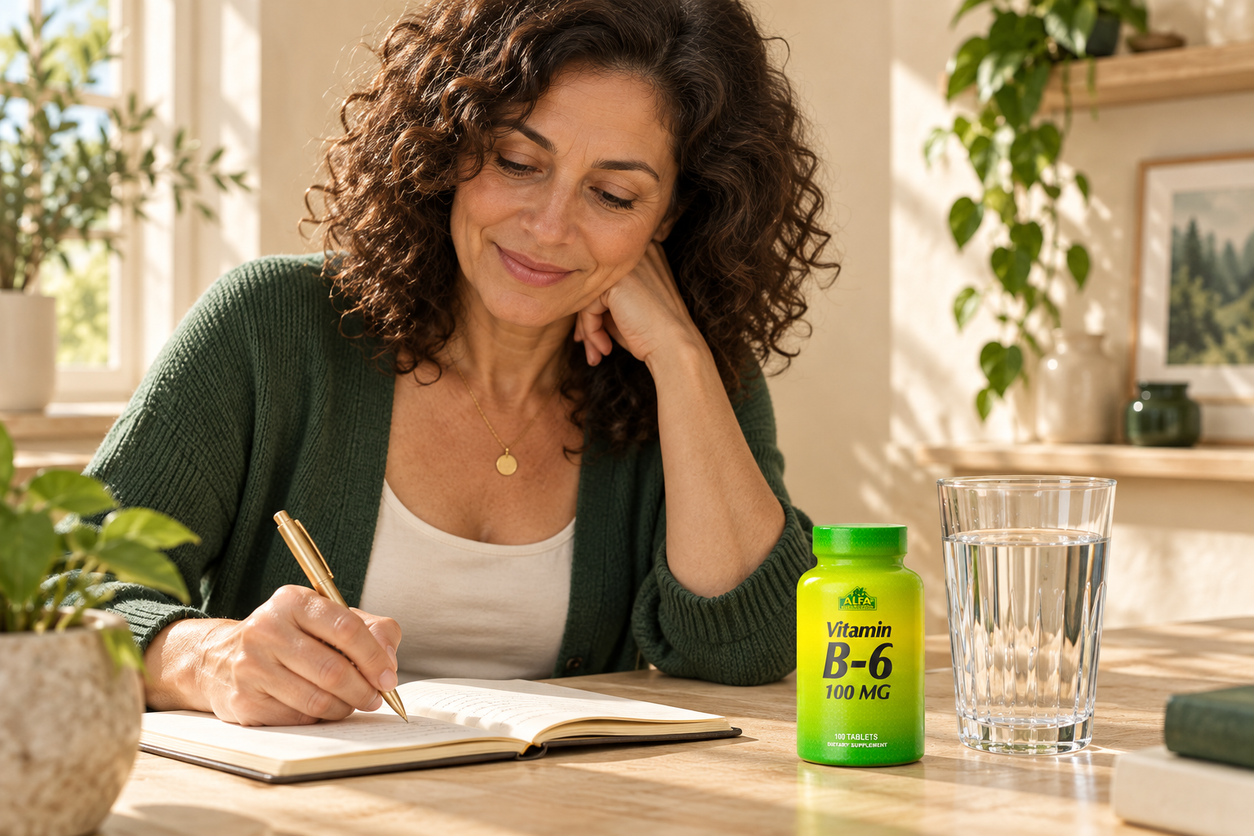Vitamin B6 100 mg in an everyday setting
