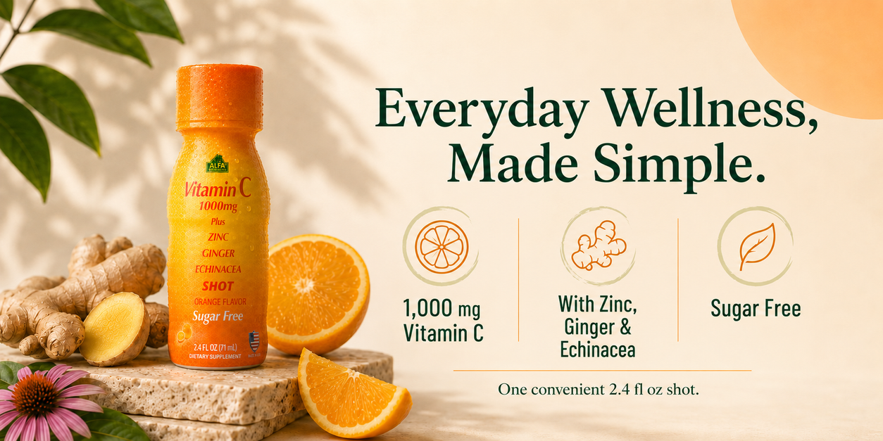 Everyday wellness with Alfa Vitamin C Shot.