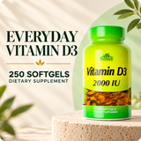 Alfa Vitamins Vitamin D3 2000 IU 250 softgels identity card