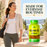 Vitamin D3 2000 IU outdoor lifestyle card