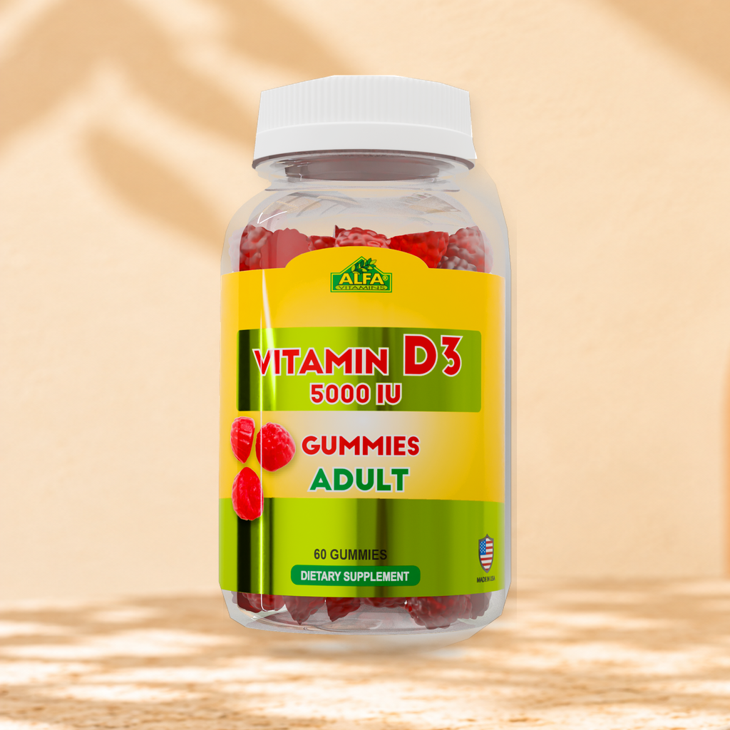 Vitamin D3 5000 IU Adults - 60 Gummies