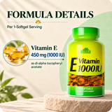 Vitamin E 1000 IU formula and source card