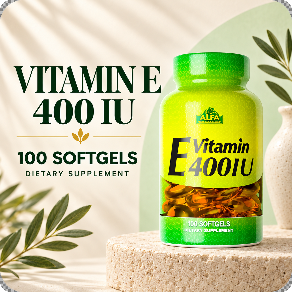 Vitamin E 400 IU, 100 softgels — product identity
