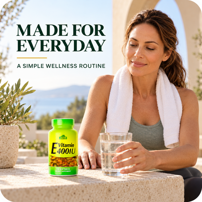 Vitamin E 400 IU in an outdoor everyday routine