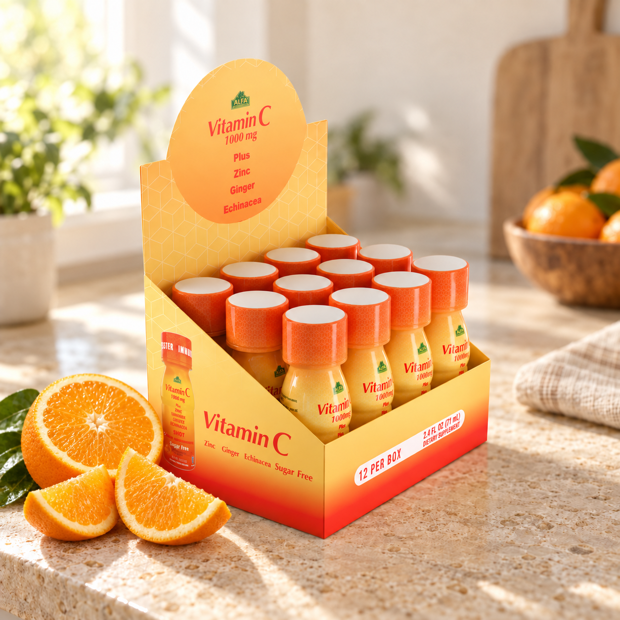 Vitamin C 1000mg Immunity Shot — 12 Box