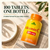100 tablets per bottle in a tablet format