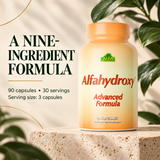 Alfa Vitamins Alfahydroxy Advanced Formula, 90 capsules and 30 servings.
