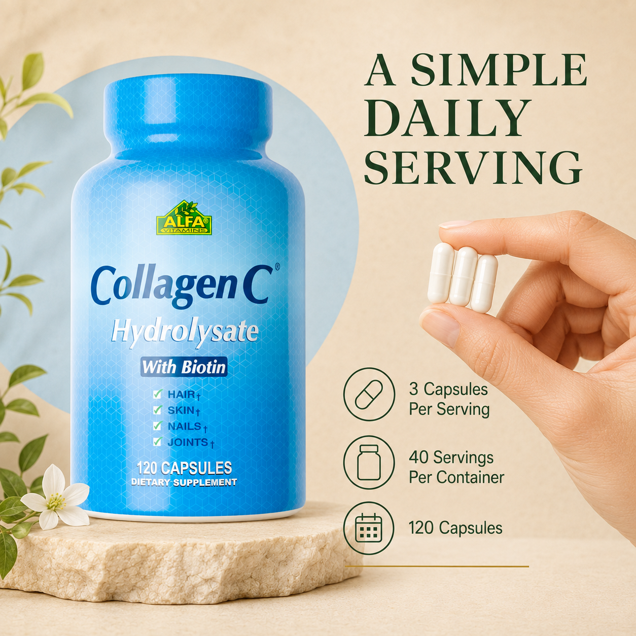 CollagenC Hydrolysate -  Biotin