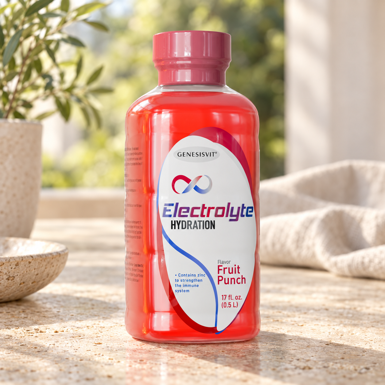 Genesisvit® Electrolyte Solution 16.9 fl oz each - 12 Pack (Fruit Punch)