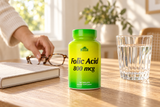Folic Acid 800 mcg - 100 tablets in a warm everyday setting