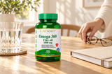 Genesisvit® Omega 3-6-9 Flax Oil 1000 mg - 100 Softgels in a warm everyday setting