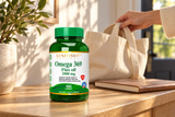 Genesisvit® Omega 3-6-9 Flax Oil 1000 mg - 100 Softgels in a warm everyday setting