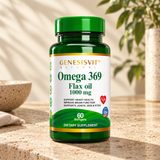 Genesisvit® Omega 3-6-9 Flax Oil 1000 mg - 60 Softgels