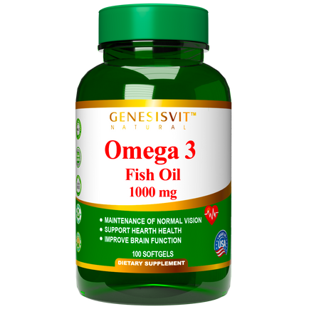 Genesisvit® Omega 3 Fish oil  - 100 Softgels