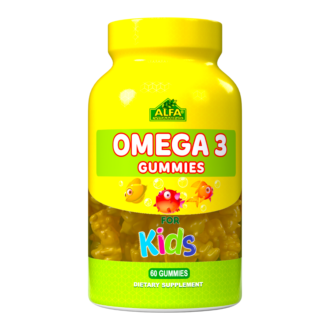 Omega 3 Gummies for Kids 60 Gummies Alfa Vitamins Store