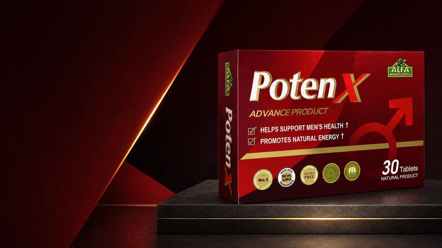 Poten X desktop website banner