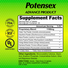 Potensex - Natural Men's Supplements - 60 tablets