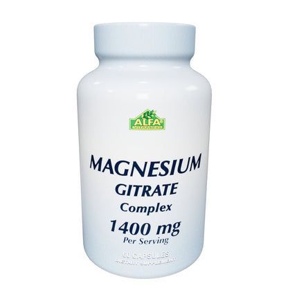 Magnesium Citrate Complex 1400 mg - 60 Capsules