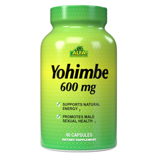 Yohimbe 600 mg  pure extract - Male Dietary Supplement - 60 capsules
