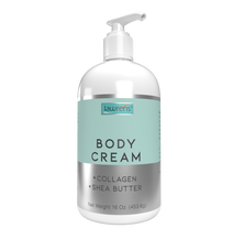 Body Cream Collagen with Shea Butter by Lawrens Cosmetics - 16 oz