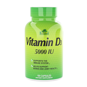 Vitamin D3 5000 IU - 100 capsules