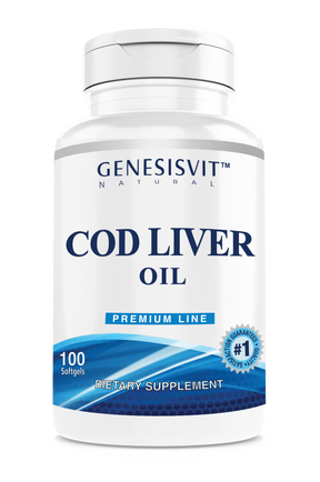 Genesisvit® Cod Liver Oil Premium Line - 100 Softgels