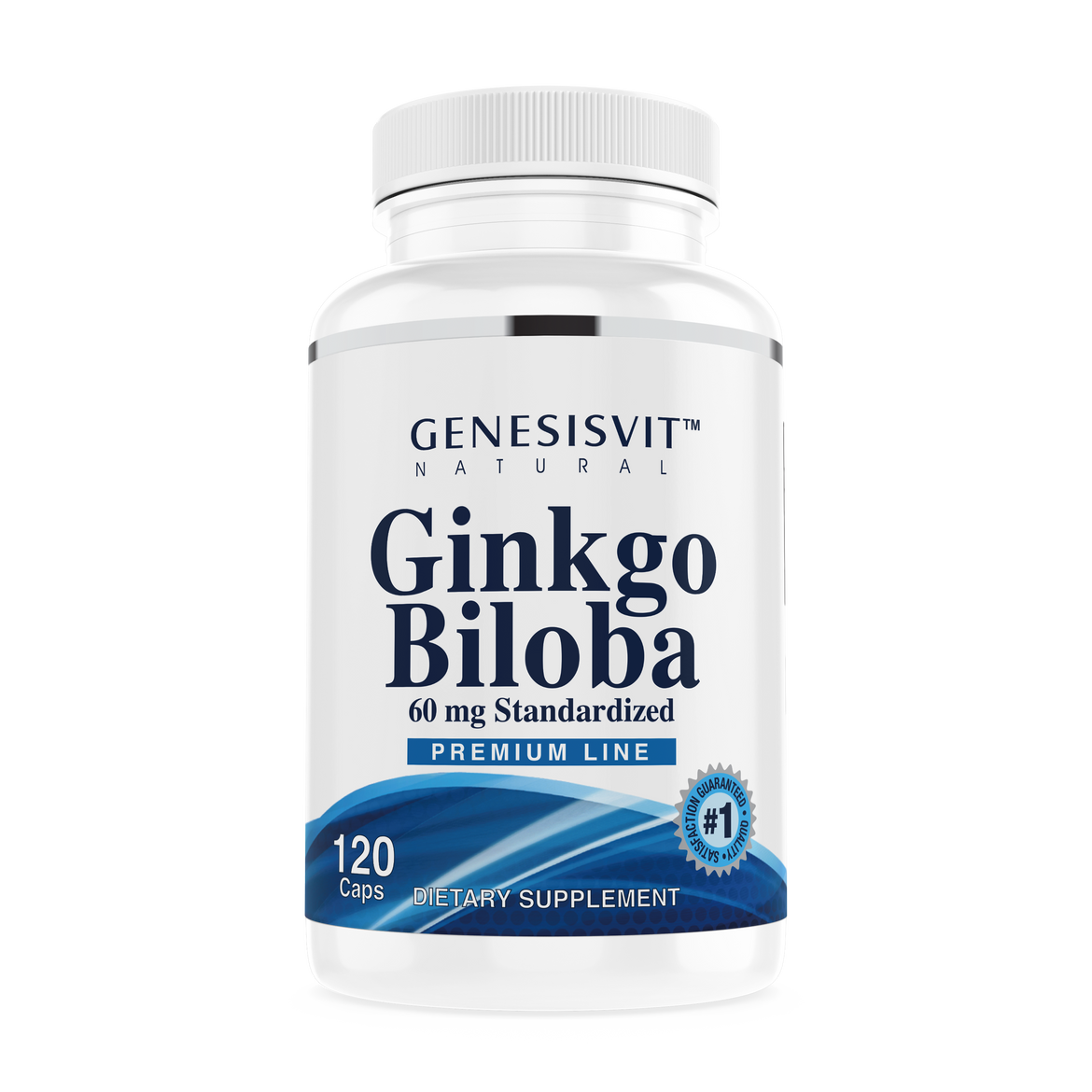 Genesisvit® Ginkgo Biloba 60mg Premium Line - 30 Capsules