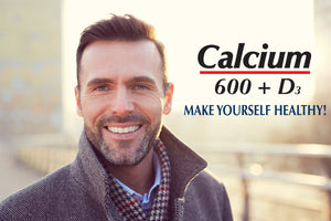 Calcium 600 mg + Vitamin D - 100 tablets