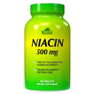 Niacin 40 mh - 60 tablets
