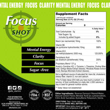Focus Shot - Mental Energy - Focus & clarity - 20 Pack