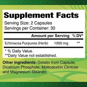 Echinacea 1,200 mg - 90 capsules