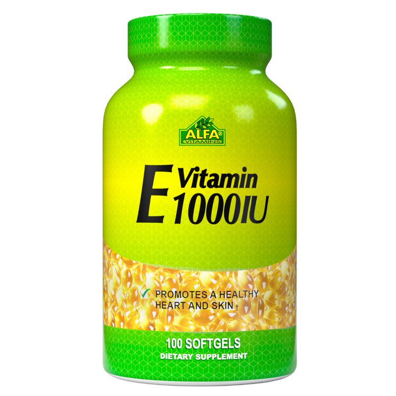 Vitamin E 1000 IU / Antioxidant Supplement – Alfa Vitamins Store